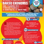 Training Usaha Bakso Ekonomis di Condet, 3 September 2016