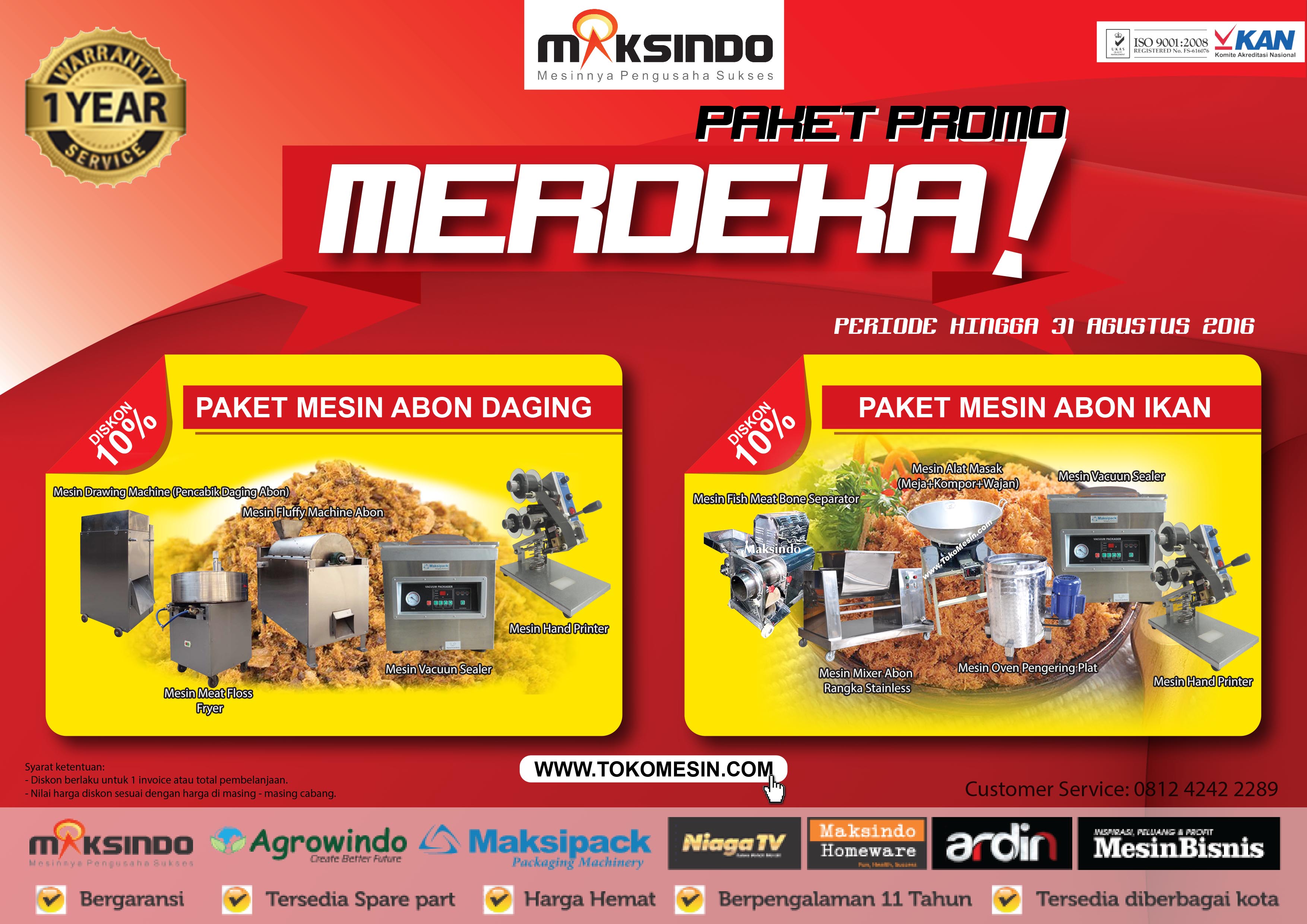 PAKET PROMO MERDEKA Up To 10%