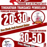 Promo FREE MESIN Bulan Maret 2017