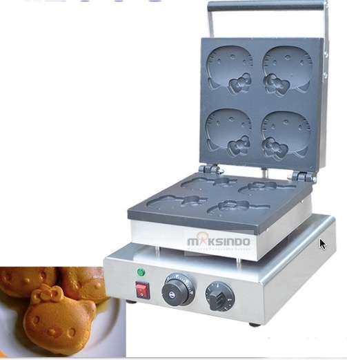Jual Mesin Cetak Kue/Waffle Bentuk Hello Kity (Kitty1) di Semarang