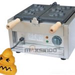 Jual Mesin Waffle Bentuk Poo (MKS-POO2) di Semarang