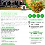 Training Usaha Aneka Mie dan Toping, 19 November 2017