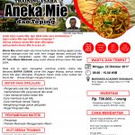 Training Usaha Aneka Mie dan Toping, 22 Oktober 2017