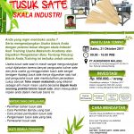 Training Usaha Tusuk Sate, 21 Oktober 2017