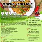 Training Usaha Aneka Jenis Mie, 25 November 2017