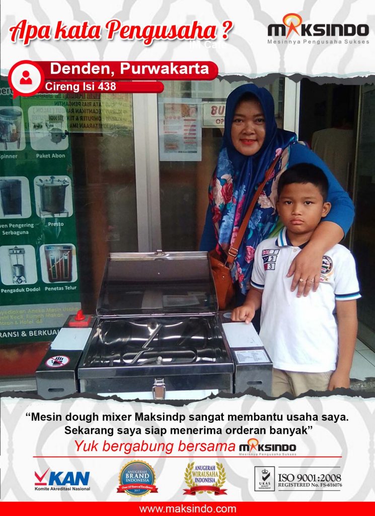 Cireng Isi 438 : Usaha Saya Jadi Semakin Terbantu dengan Mesin Dough Mixer dari Maksindo