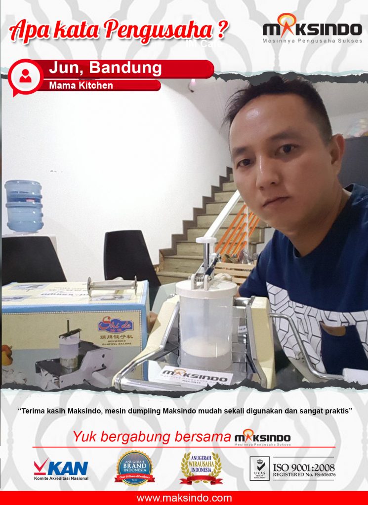 Mama Kitchen : Mesin Dumpling Mudah Digunakan