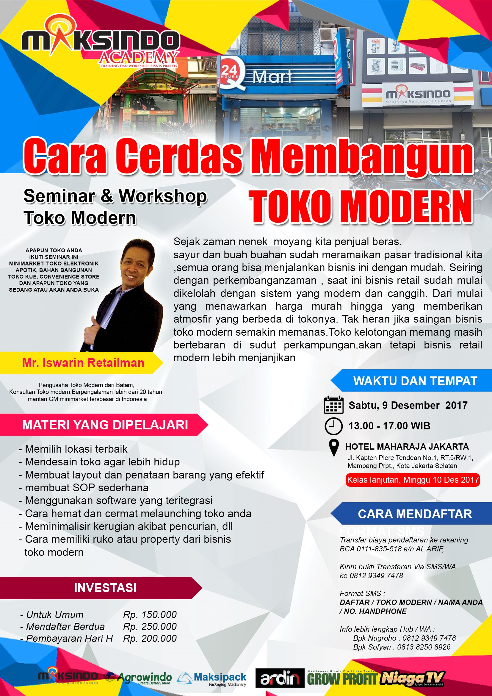 Seminar Workshop Toko Modern, 9 Desember 2017