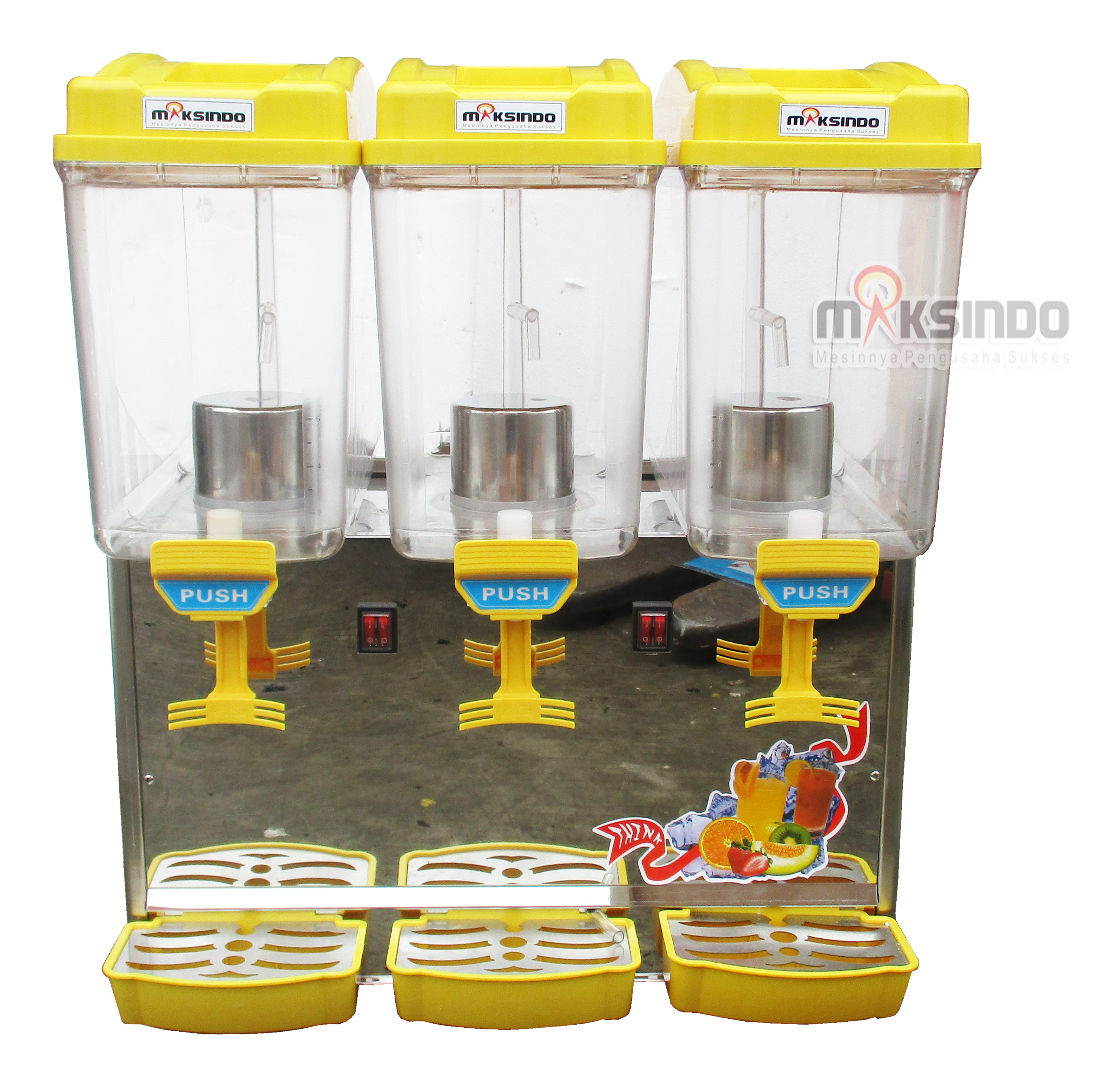 Jual Mesin Juice Dispenser 3 Tabung (17 Liter) – DSP17x3 di Semarang