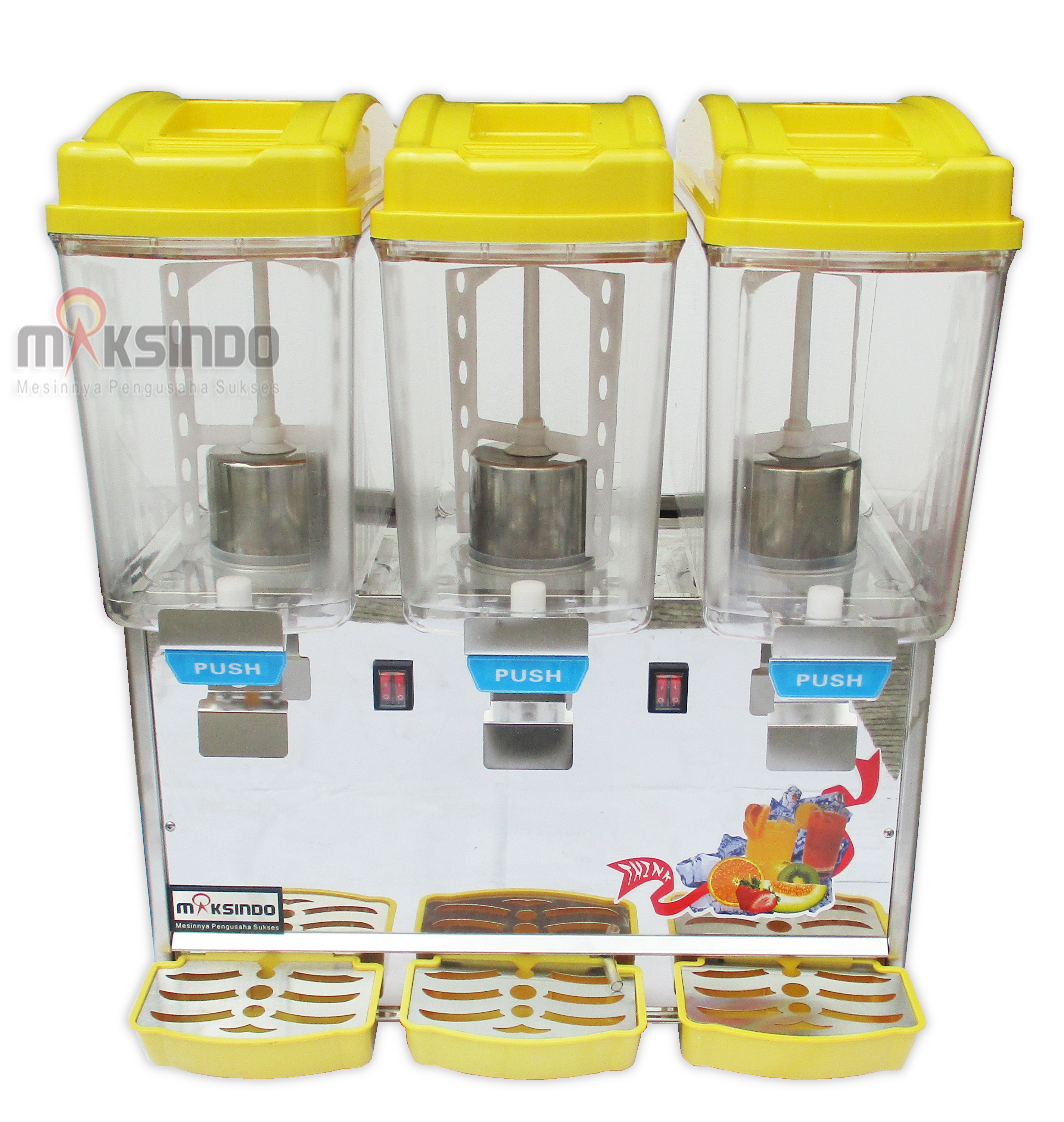 Jual Mesin Juice Dispenser 3 Tabung (17 Liter)-ADK-17×3 di Semarang