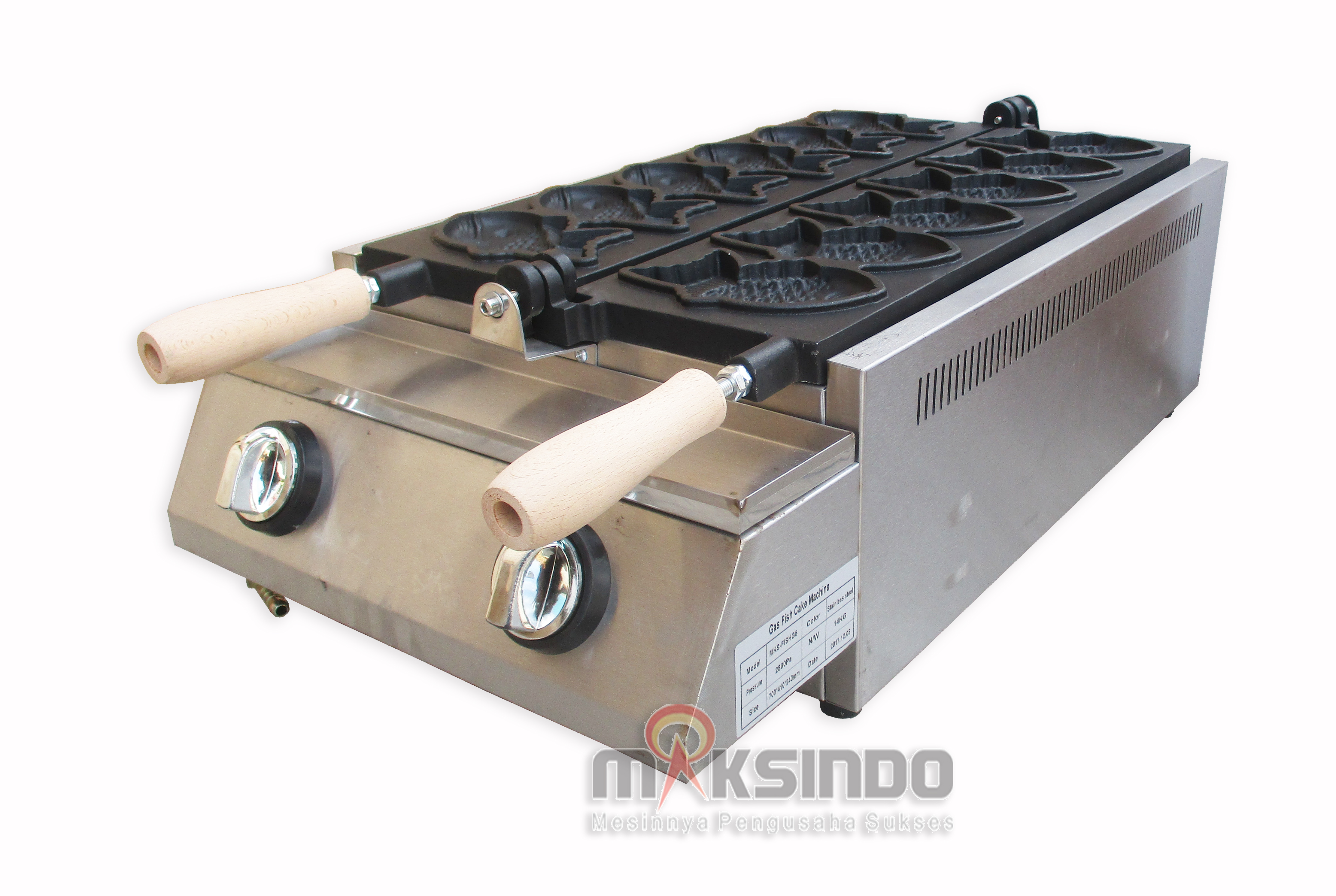 Jual Taiyaki Mulut Tertutup (Gas) MKS-FISHG6 di Semarang