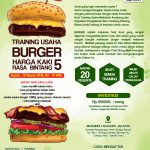 Training Usaha Burger, 10 Maret 2018