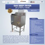 Jual Gas Deep Fryer 24 Liter 2 Tank (G74) Di Semarang