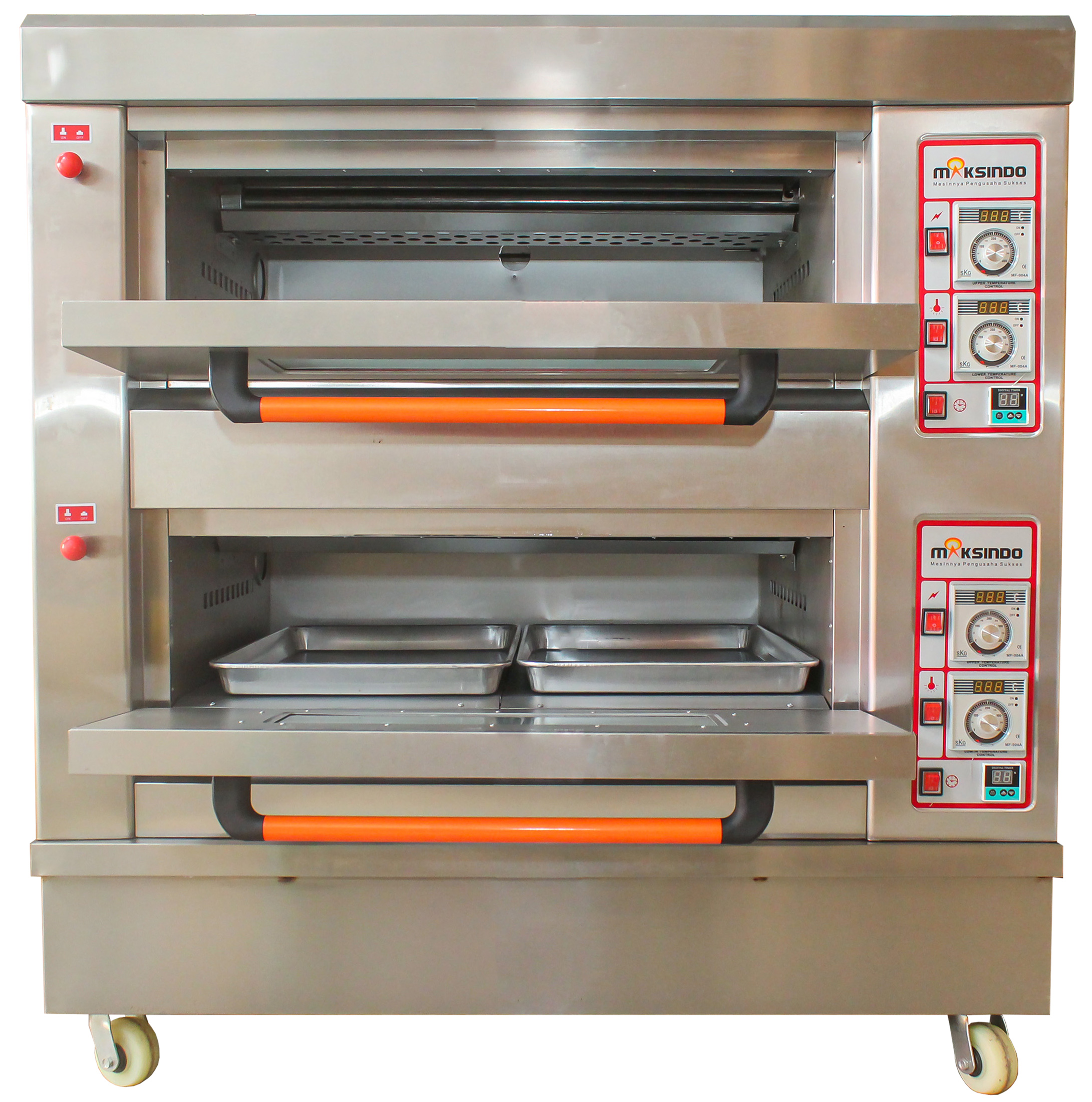 Jual Mesin Oven Roti Gas 2 Rak 4 Loyang (GO24) di Semarang