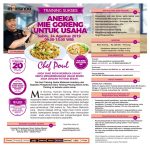 Training Sukses Aneka Mie Goreng Untuk Usaha Sabtu, 24 Agustus 2019