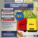 Jual Mesin Sosis Telur 4 Lubang Grillo-400 di Semarang