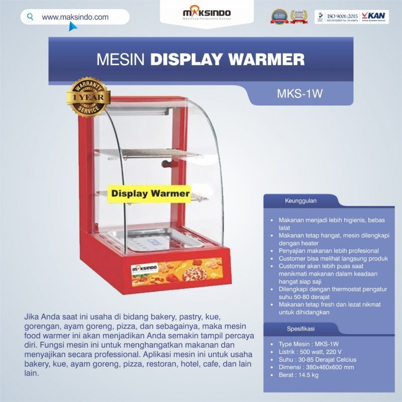 Jual Mesin Diplay Warmer (MKS-1W) di Semarang