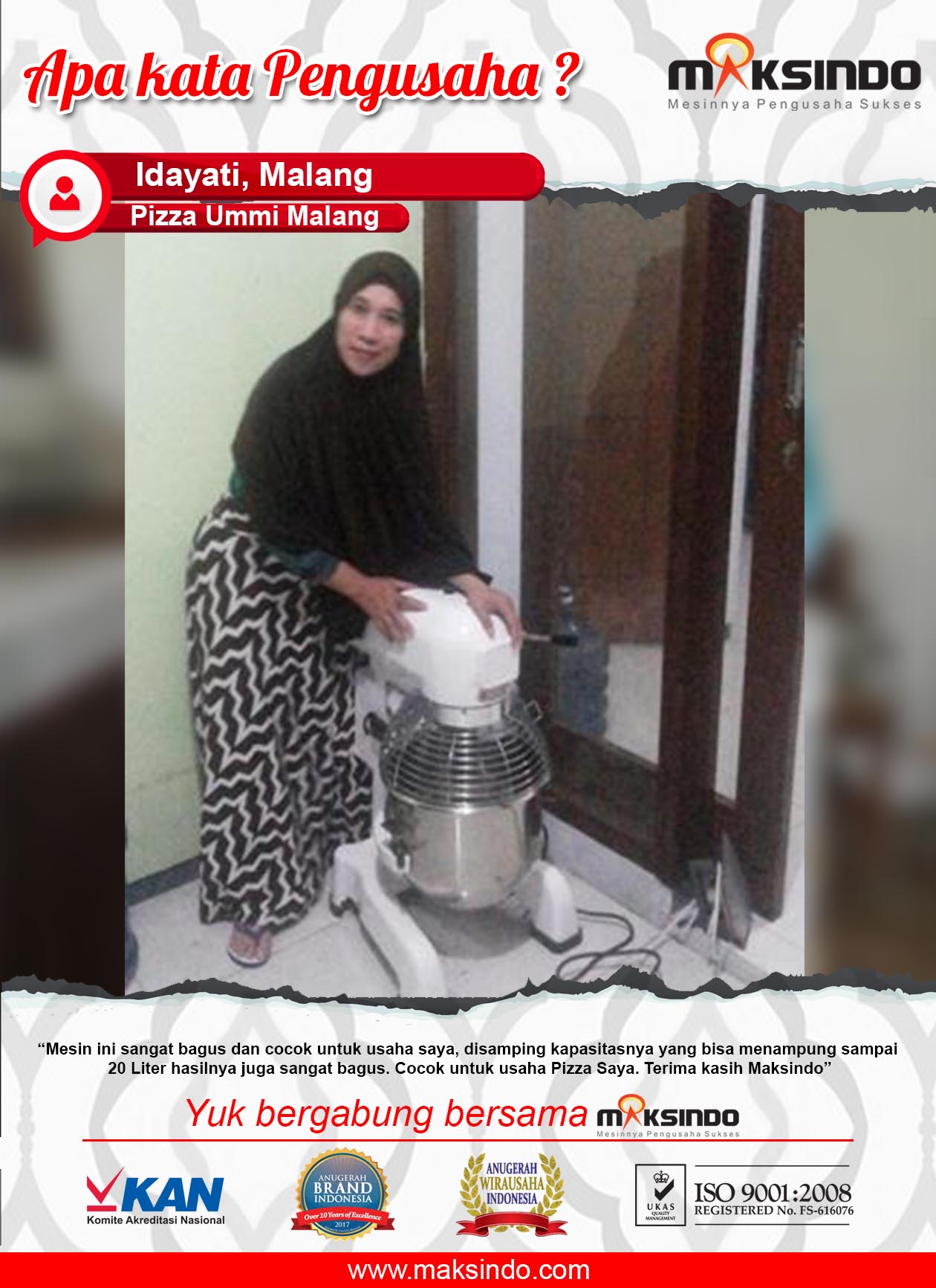 Pizza Ummi Malang: Mesin Bagus, Cocok Untuk Usaha