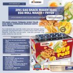 Jual Mesin Egg Roll Gas 2in1 Plus Fryer ERG007 Maksindo di Semarang Jual Mesin Egg Roll Gas 2in1 Plus Fryer ERG007 Maksindo di Semarang